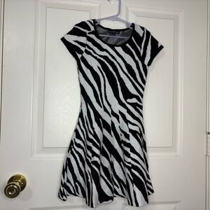 Zebra Print Kids Dress